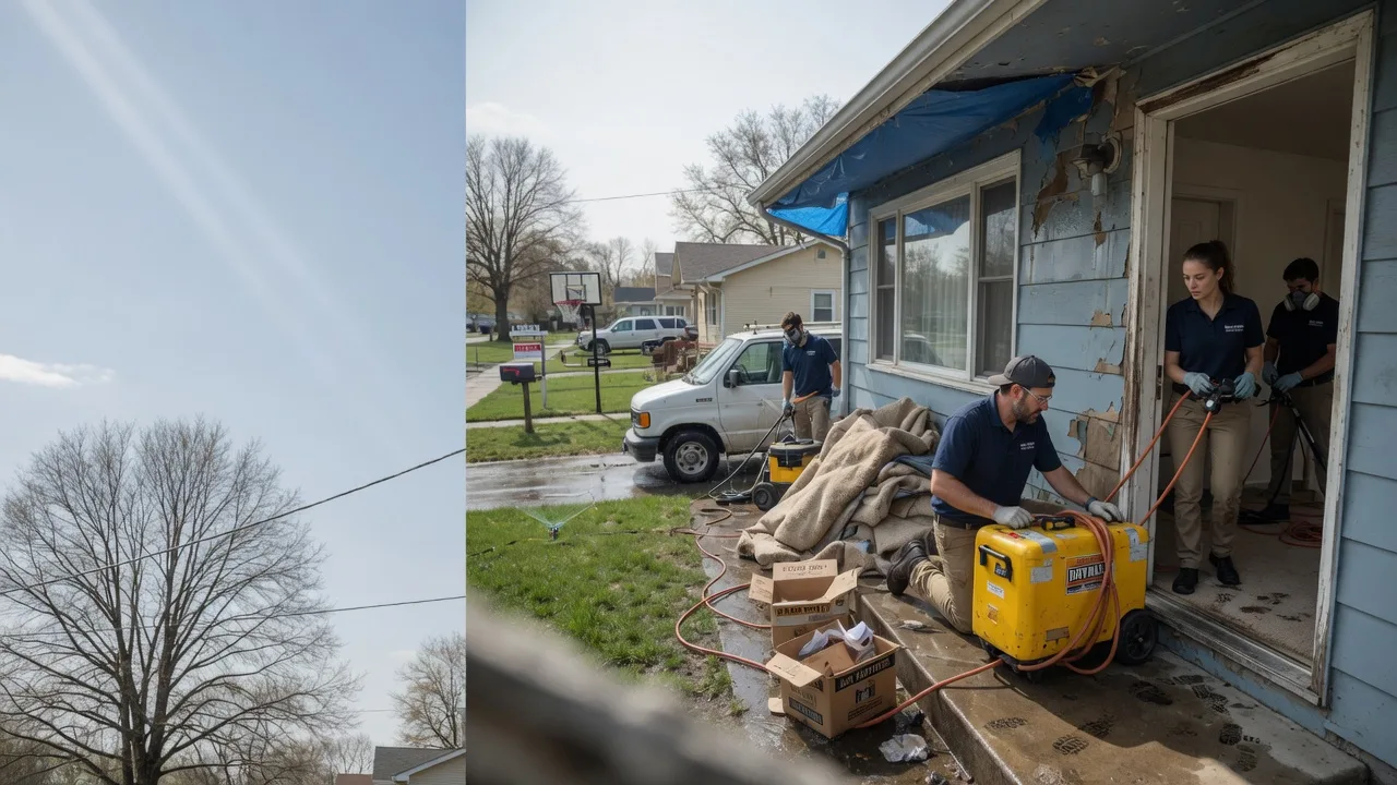 Basement Flood Cleanup in Brookpark, OH near me